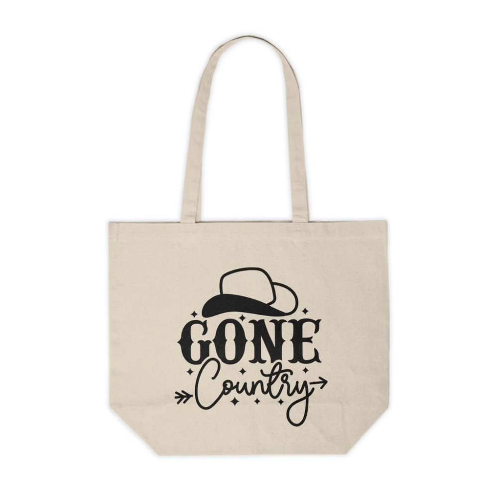 Gone Country Custom Canvas Tote Bag